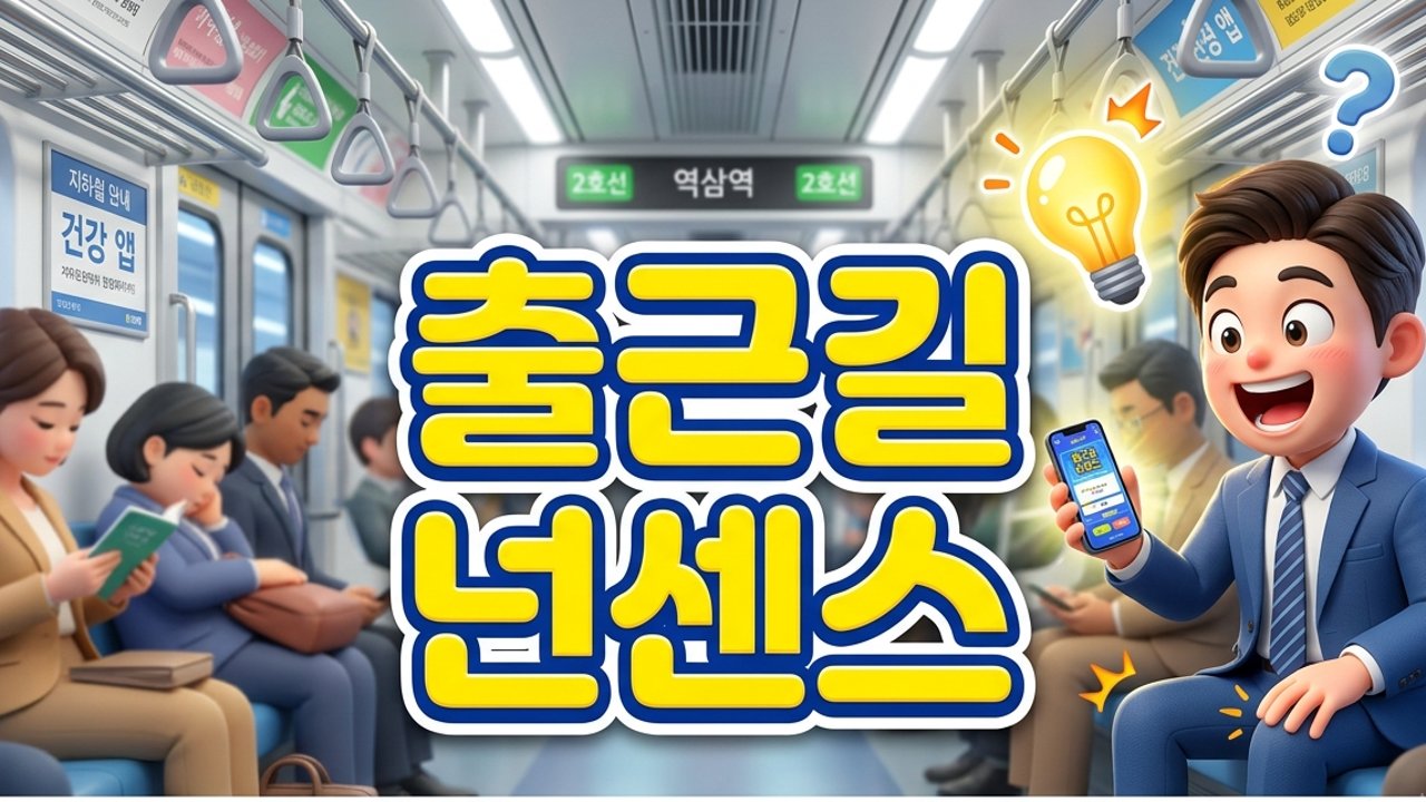 스웨치 퀴즈팩 커버 예시 — 출근길 넌센스